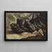 Three pairs of shoes - Vincent van Gogh — framed artwork on a wall