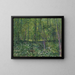 Trees and Underbrush - Vincent van Gogh — framed artwork on a wall