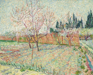Orchard with Cypresses - Vincent van Gogh — artwork view