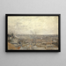 View of Montmartre - Vincent van Gogh — framed artwork on a wall