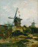 Les moulins à vent de Montmartre - Vincent van Gogh — artwork view