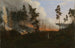 Forest Fire Painting - Vincentas Dmachauskas — artwork view