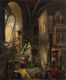 Raphael and his muse in the studio - Vincenzo Abbati — artwork view