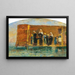 Nonnes se baignant - Vincenzo Cabianca — framed artwork on a wall