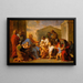 The Christ blessing the children - Vincenzo Camuccini — framed artwork on a wall