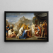The Dream of Scipio - Vincenzo Camuccini — framed artwork on a wall