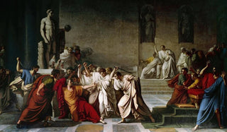 The Death of Caesar - Vincenzo Camuccini — artwork view