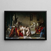 The Death of Caesar - Vincenzo Camuccini — framed artwork on a wall