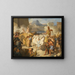 The Triumph of a Roman Hero, probably Marcus Claudius Marcellus - Vincenzo Camuccini — framed artwork on a wall