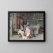 Chez le luthier - Vincenzo Capobianchi — framed artwork on a wall