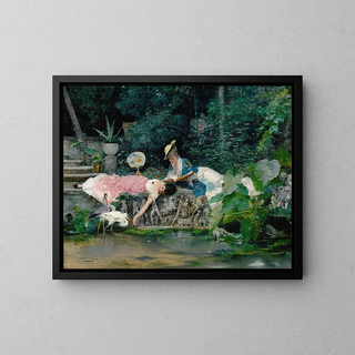 Le Hron familier - Vincenzo Capobianchi — framed artwork on a wall