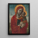 Madonna and Child - Vincenzo Foppa — framed artwork on a wall