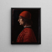 Portrait of Giovanni Francesco Brivio - Vincenzo Foppa — framed artwork on a wall