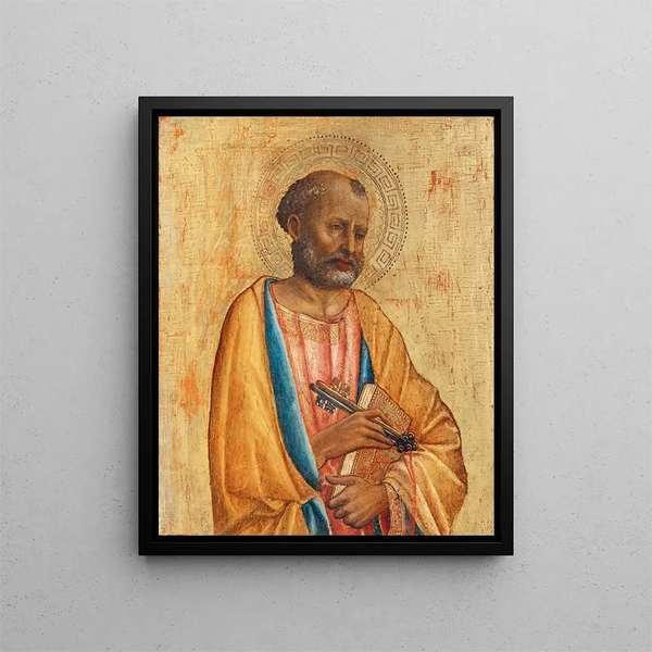 Saint Pierre - Vincenzo Foppa — framed artwork on a wall