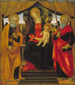 Virgin and Child painting between Saint Peter and Saint Paul - Vincenzo Frediani — artwork view