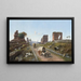 Via Appia at the height of the IVth mile - Vincenzo Giovannini — framed artwork on a wall