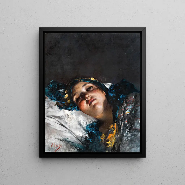 Lost in Thought - Vincenzo Irolli — framed artwork on a wall