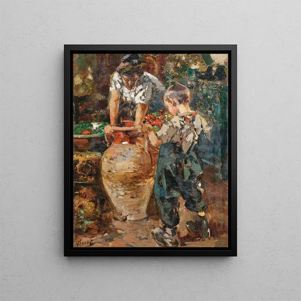 L'Amphore - Vincenzo Irolli — framed artwork on a wall