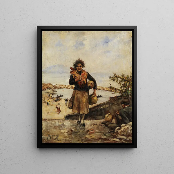 La Luciana - Vincenzo Migliaro — framed artwork on a wall