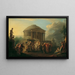 The Sacrifice of Iphigenia - Vinzenz Fischer — framed artwork on a wall