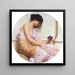 Violettes Douces - John William Godward — framed artwork on a wall