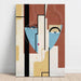 Reproduction of the painting Fragmented Face Painting | Abstract Art