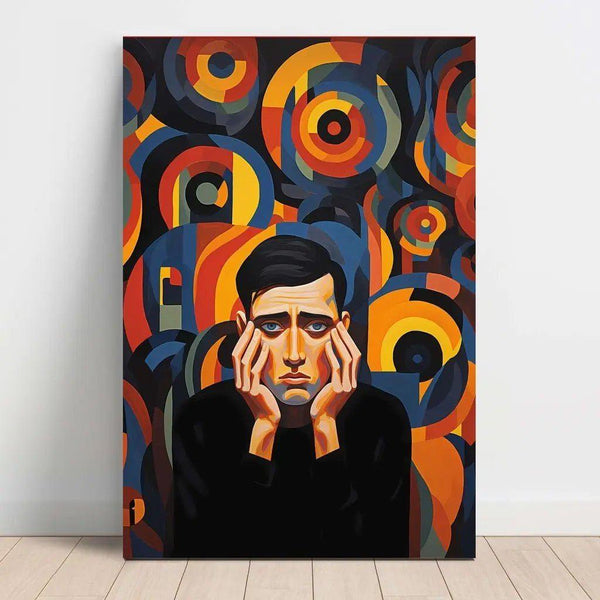 Lost Face, Bright Colors | Abstract Decoration | Art print