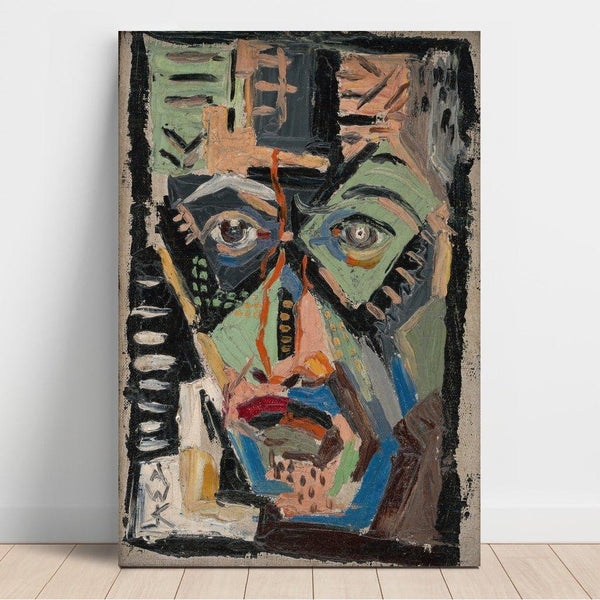 Reproduction of the painting Face of a man - Arnold Peter Weisz-Kubínčan