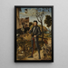 Young knight in a landscape - Vittore Carpaccio — framed artwork on a wall