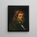 Portrait of a Man - Vittore Ghislandi — framed artwork on a wall
