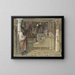 Les vendeurs d'épices - Vittorio Amadeo Preziosi — framed artwork on a wall