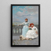 Neapolitan Beauties - Vittorio Matteo Corcos — framed artwork on a wall