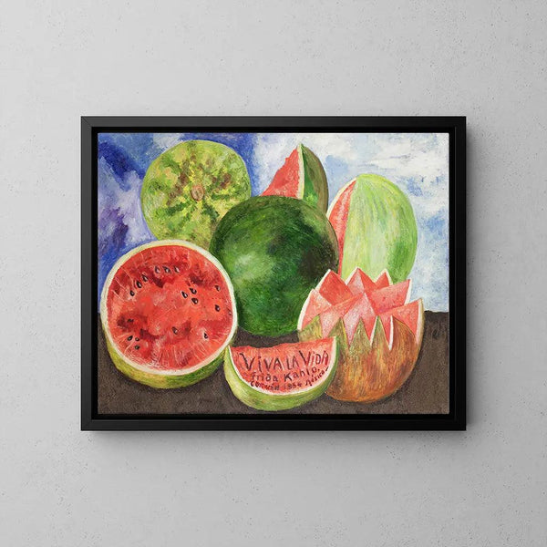 Reproduction of the painting Viva la Vida - Frida Kahlo
