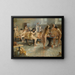 In the bath - Vladimir Alexandrovich Plotnikov — framed artwork on a wall