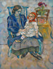 Girl with a Doll - Vladimir Baranov-Rossiné — artwork view