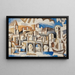 The Bridge - Vladimir Baranov-Rossiné — framed artwork on a wall