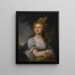 Portrait of Ekaterina Arsenieva - Vladimir Borovikovsky — framed artwork on a wall