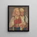 Gossip - Vladimir Kov — framed artwork on a wall