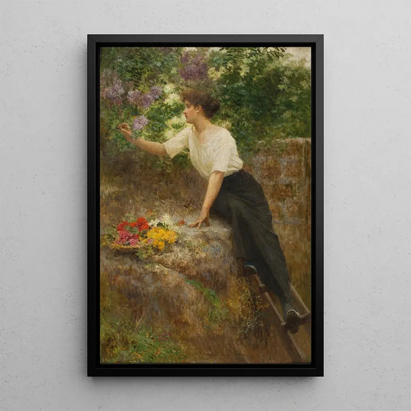 In May - Vlaho Bukovac — framed artwork on a wall