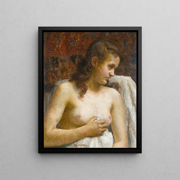 In the Boudoir - Vlaho Bukovac — framed artwork on a wall
