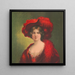 Voici Élisabeth - Anonyme — framed artwork on a wall
