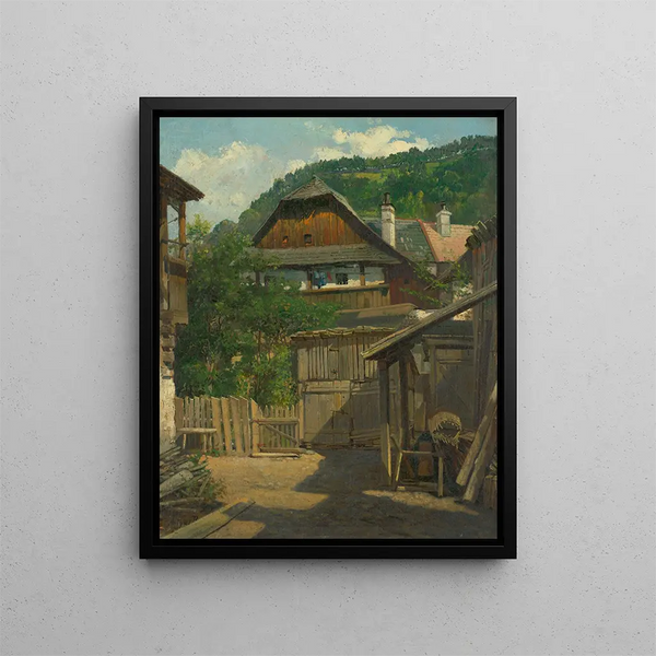 Vieux Kremnica - Vojtech Angyal — framed artwork on a wall
