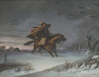 Cavalier à cheval - Vojtech Klimkovič — artwork view
