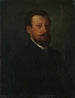 Portrait painting of a man with a full beard - Vojtěch Klimkovič — artwork view
