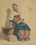 Study of a seated woman - Vojtěch Klimkovič — artwork view