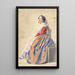 Femme d'Italie - Vojtech Klimkovič — framed artwork on a wall