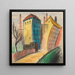 Vorstadt II - Karl Wiener — framed artwork on a wall