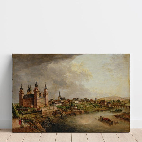 Reproduction of the painting View of Aschaffenburg - Christian Georg Schütz the Elder