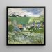 View of Auvers - Vincent van Gogh — framed artwork on a wall