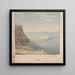 View of a part of the port of Orotava Tenerife from La Caldeva near Sancho - Alfred Diston — framed artwork on a wall